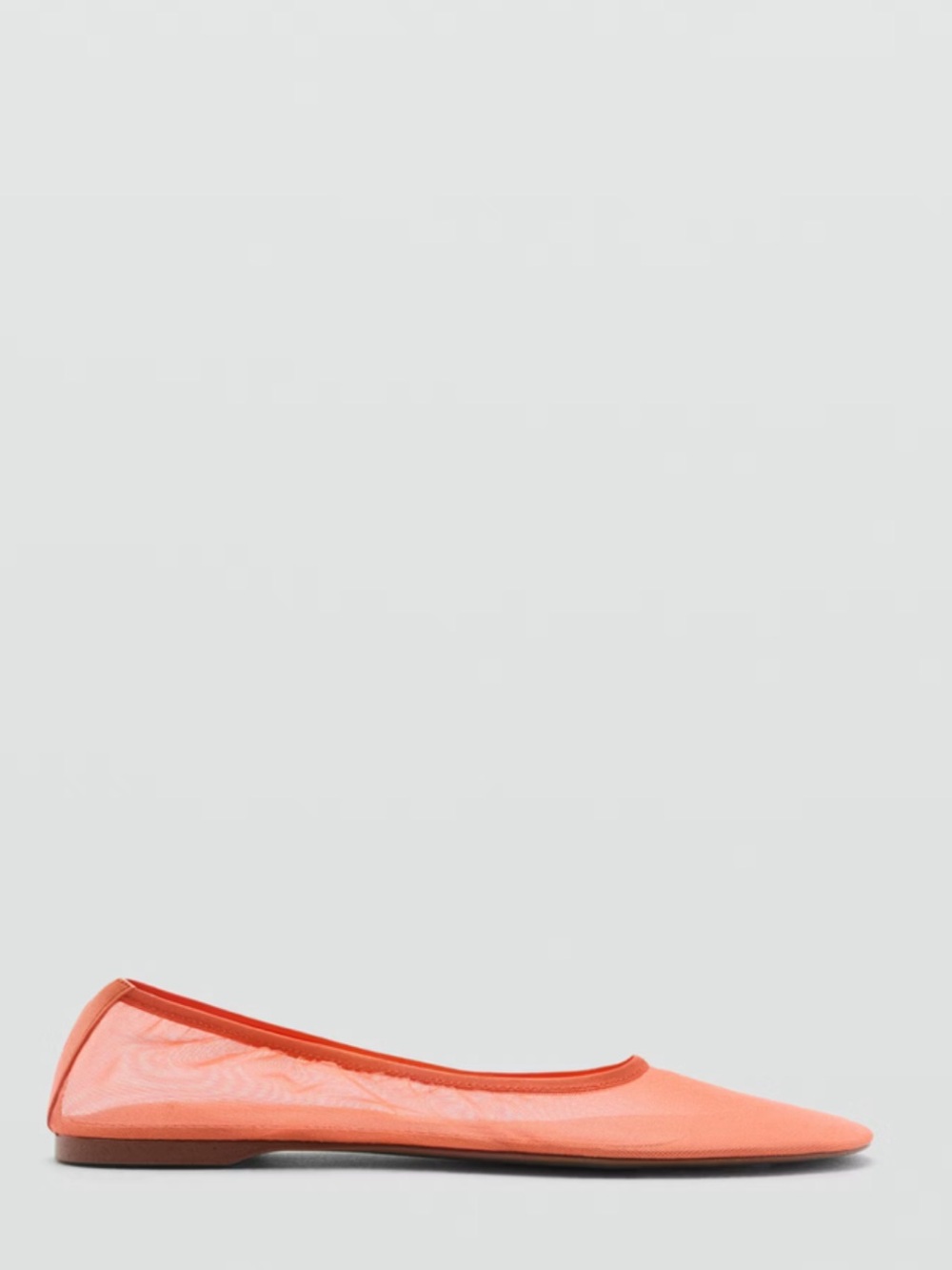 MANGO SEMI-TRANSPARENT MESH BALLET FLATS 39 - Picture 4 of 14
